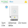 V-Tac Inverter Monofase Ibrido On-Grid / Off-Grid 6kW IP65