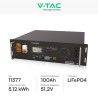 VT48100E-P2 Accumulatore 5,12kWh Impianti Fotovoltaici CEI 0-21 V-Tac