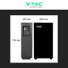 V-Tac Batteria BMS LiFePO4 51,2V 200Ah 10,24kWh Colore Nero