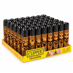 Clipper Large Accendino a Pietrina Laughter In Dark Pure 48 Accendini
