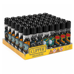 Clipper Large Accendino a Pietrina Space Helmets 48 Accendini