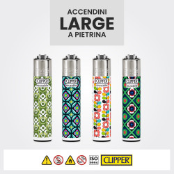 Clipper Large Accendino a Pietrina Retrospring - 48 Accendini