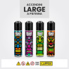 Clipper Large Accendino a Pietrina 420 Weed Totems - 48 Accendini