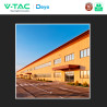 V-Tac Deye Armadio Rack 5 Accumulatori BMS LiFePO4 261 kWh + Inverter