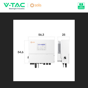 V-Tac Inverter Trifase Ibrido On/Off-Grid 20kW CEI 0-21 0-16
