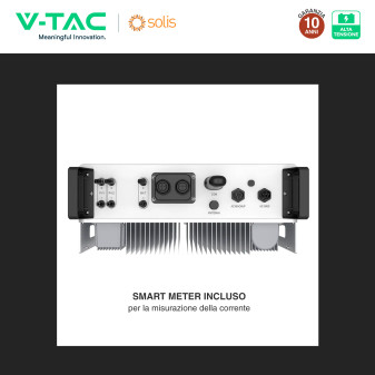 V-Tac Inverter Trifase Ibrido 10kW CEI 0-21 e 0-16
