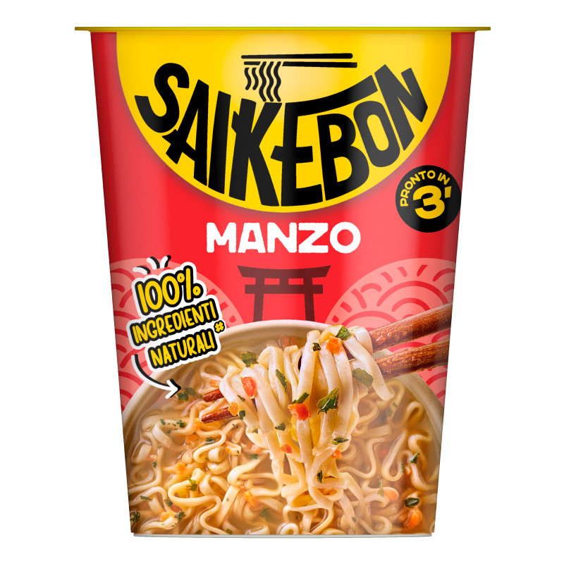 Saikebon al Manzo Pronti in 3 Minuti Cup da 60g STAR