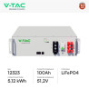 Set 8 Pannelli Fotovoltaici + Inverter 3,6kW + Batteria 5,12kWh V-Tac