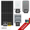 Kit 8 Pannelli Solari 505W + Inverter 3,6kW + Batteria + Quadri DC/AC