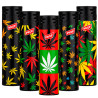 Prof Jet Flame Fantasia Rasta Leaves 5 Accendini