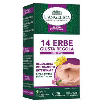 14 Erbe della Giusta Regola Integratore per l'Intestino L'Angelica