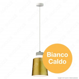 V-TAC VT-7333 Lampadario LED 7W Campana Color Oro - SKU 3934 / 3928