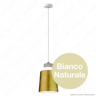 V-TAC VT-7333 Lampadario LED 7W Campana Color Oro - SKU 3934 / 3928