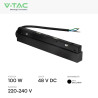 V-Tac Alimentatore Magnetico per Track Lights 100W 48V Per Uso Interno