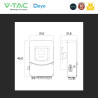 V-Tac Deye Inverter Monofase Ibrido On-Grid / Off-Grid 3,6kW IP65