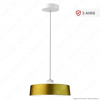 V-TAC VT-7666 Lampadario LED 7W Campana Color Oro - SKU 3932 / 3938