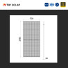 TW Solar Pannello Solari Fotovoltaici 615W TIER 1 TOPCon IP68