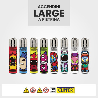 Clipper Large Espositore 192 Accendini a Pietrina G. Expo Onis