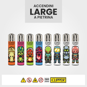 Clipper Large Espositore 192 Accendini a Pietrina G. Expo Onis