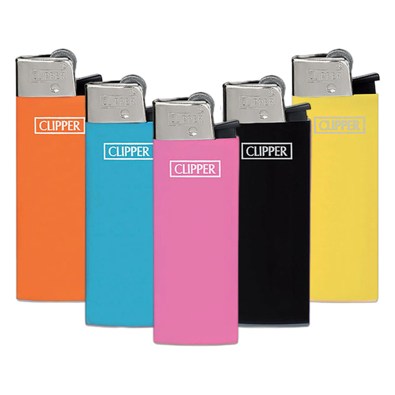Clipper Brio Micro Accendino a Pietrina Solid Branded 5 Accendini