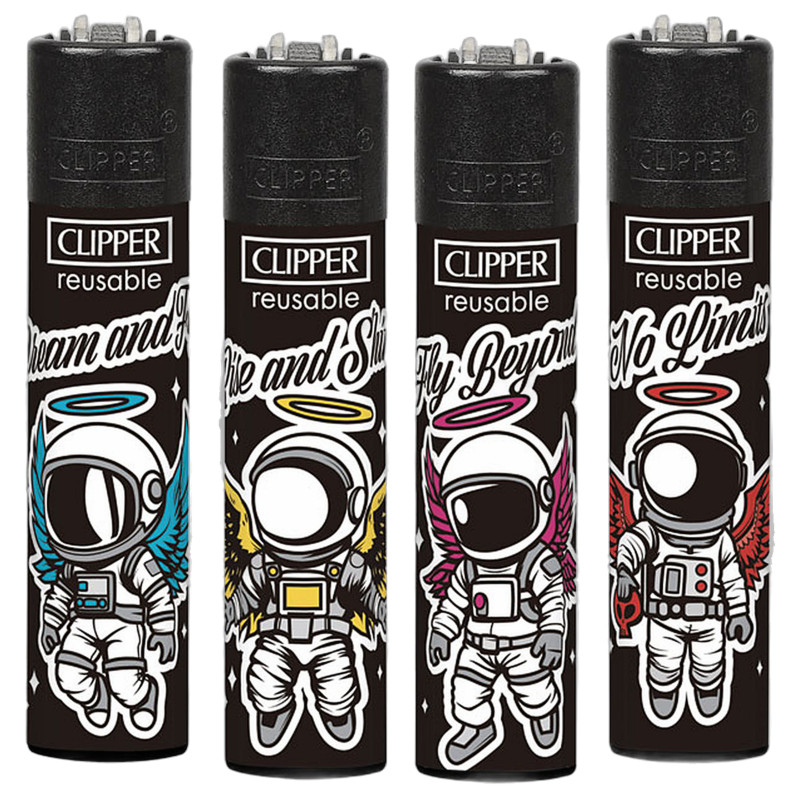 Clipper Large Accendino a Pietrina Skybound - 4 Accendini