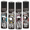 Clipper Large Accendino a Pietrina Skybound - 4 Accendini
