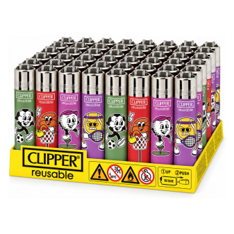 Clipper Large Accendino a Pietrina Sport - 48 Accendini