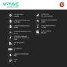 V-Tac Batteria BMS LiFePO4 51,2V 314Ah 16,07kWh Garanzia 10 Anni Nera