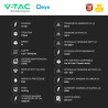 V-Tac Inverter Trifase Ibrido On-Grid / Off-Grid 15kW IP65