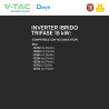 V-Tac Inverter Trifase Ibrido On-Grid / Off-Grid 15kW IP65