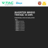 V-Tac Deye Inverter Trifase On-Grid / Off-Grid 14kW IP65
