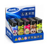 Atomic Accendino Elettronico Turbo Skull Design Sortiert 25 Accendini