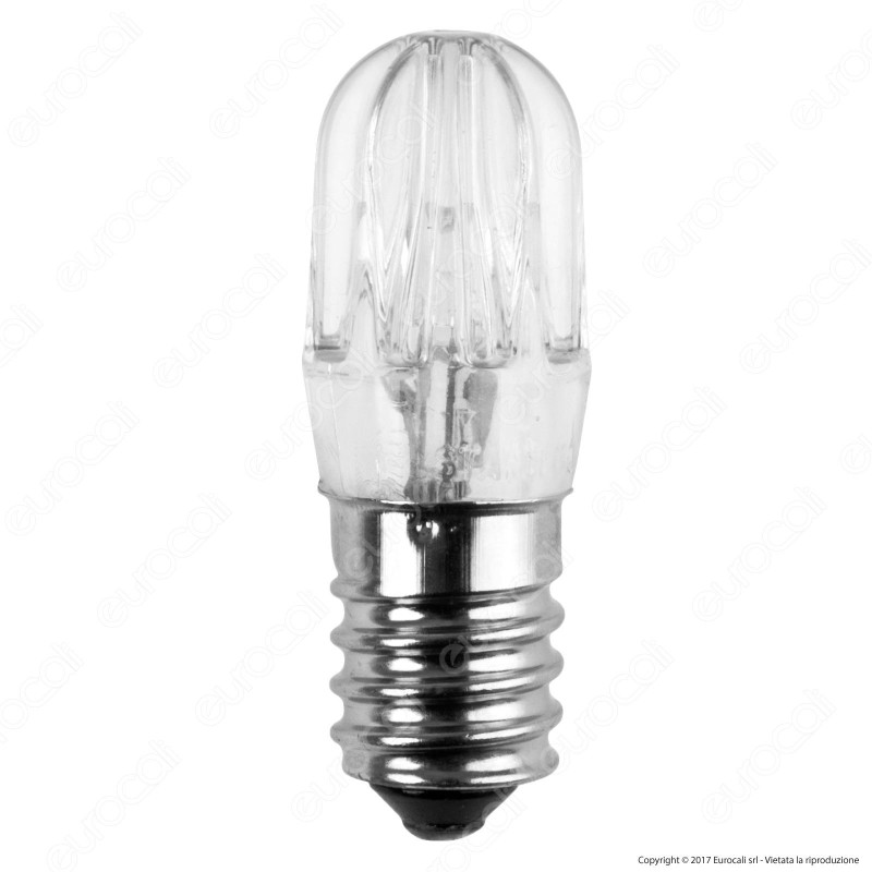 FAI Lampadina Votiva LED E14 0,96W Bulb Luce Bianca Calda 24V - mod.