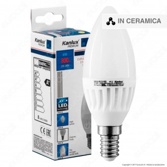 Kanlux DUN HI Lampadina LED E14 8W Candela -mod. 26760 / 26761