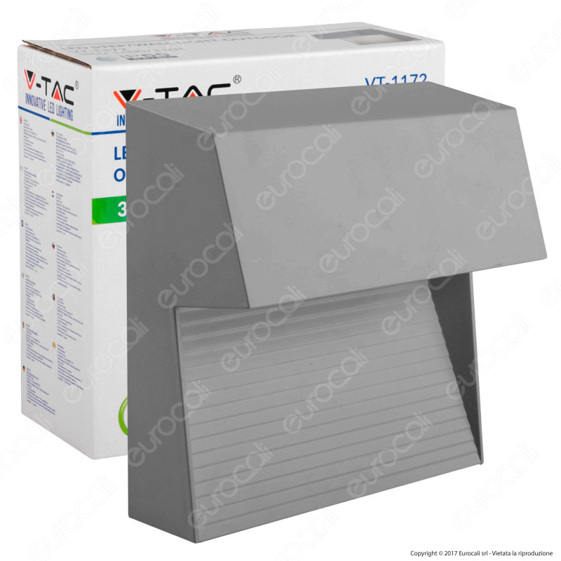 V-Tac VT-1172 Faretto Segnapasso LED a Montaggio Superficiale