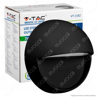 V-Tac VT-1182 Faretto Segnapasso LED a Montaggio Superficiale Rotondo