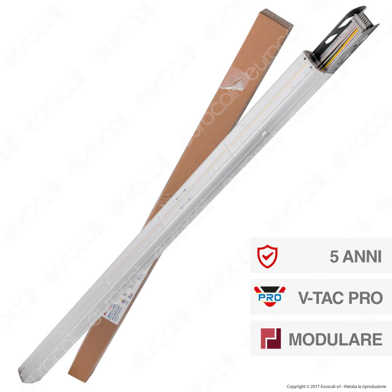 V-Tac PRO VT-4550D Linear Following Trunking Track Light Lineare 50W