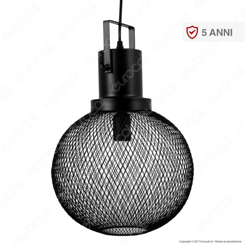 V-TAC VT-7332 Lampadario a Sospensione in Metallo con Portalampada