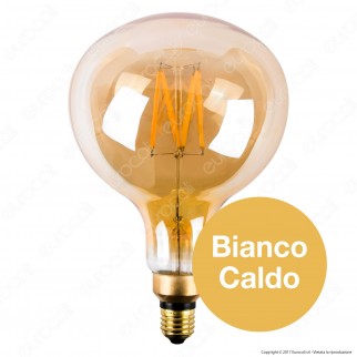 Ideal Lux Lampadina LED Vintage XL E27 4W Globo Small Filamento