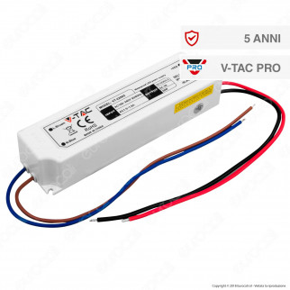 V-Tac PRO VT-22065 Alimentatore 60W 12V Impermeabile IP67 a 1 Uscita
