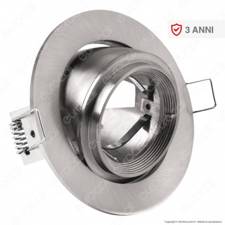 V-Tac VT-700 Portafaretto Orientabile Rotondo da Incasso per