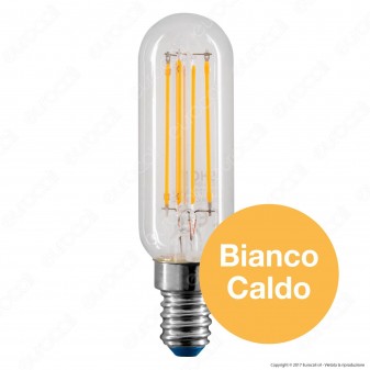 Bot Lighting Lampadina LED E14 4W Tubolare Filamento - mod. WLD7604X2