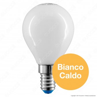 Bot Lighting Lampadina LED E14 4,5W MiniGlobo P45 Milky Filamento -