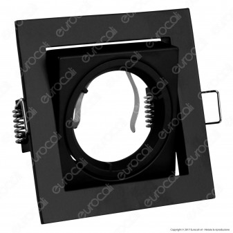 Kanlux ALREN DTL-B Portafaretto Orientabile Quadrato da Incasso per