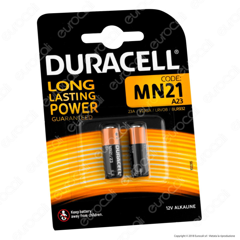 Duracell MN21 (A23) 12V - Blister 2 Batterie