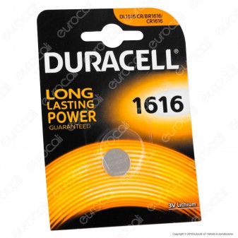 Duracell Lithium CR1616 / CR / DL1616 / BR1616 Pila 3V - Blister 1