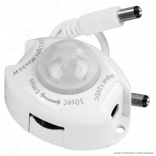V-Tac VT-8069 Sensore di Movimento a Infrarossi per Strisce LED - SKU