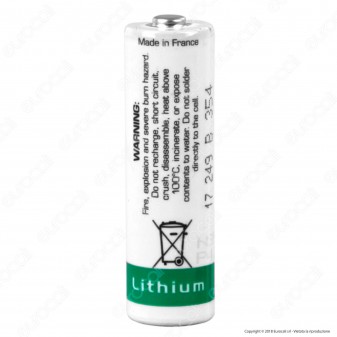 Saft Batteria Al Litio Ls 14500 Stilo AA - Batteria Singola