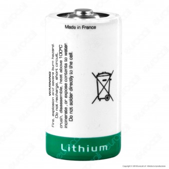 Saft Batteria Al Litio LSH 14 ER-C Mezzatorcia C - Batteria Singola