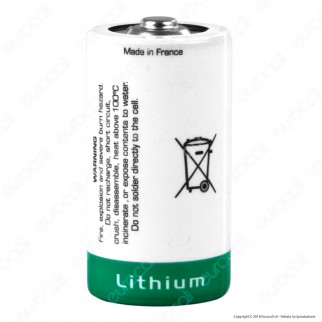 Saft Batteria Al Litio LSH 14 ER-C Mezzatorcia C - Batteria Singola